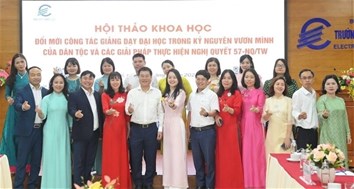 HỘI THẢO KHOA HỌC “ĐỔI MỚI CÔNG TÁC GIẢNG DẠY ĐẠI HỌC TRONG KỶ NGUYÊN VƯƠN MÌNH CỦA DÂN TỘC VÀ CÁC GIẢI PHÁP THỰC HIỆN NGHỊ QUYẾT 57-NQ/TW”